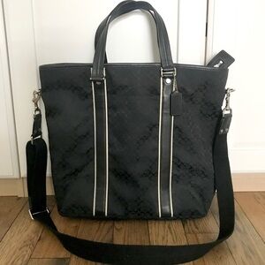 Authentic Coach Monogram Tote Handbag